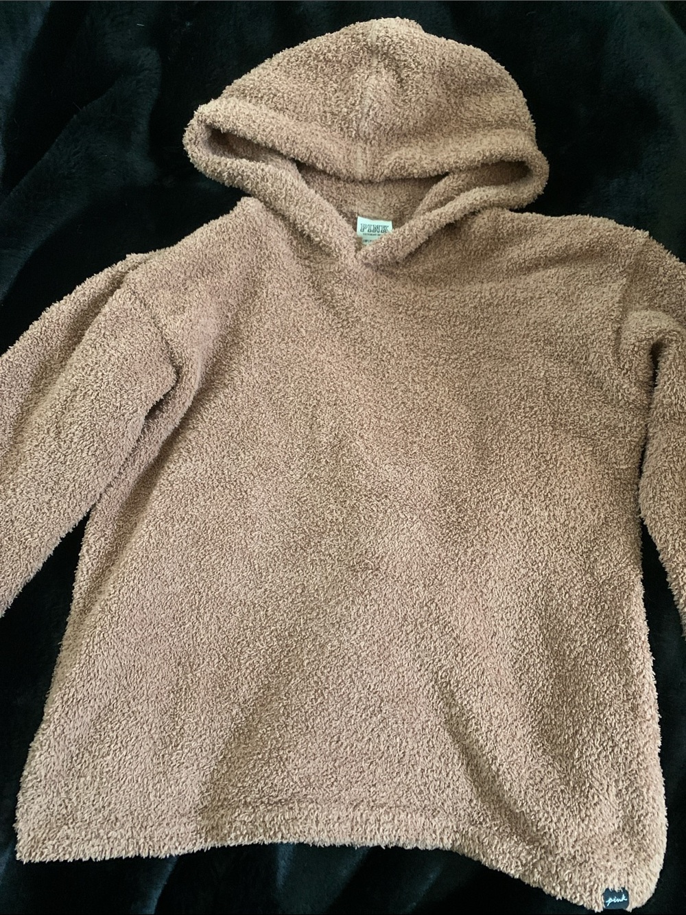 PINK Victoria's Secret Taupe Sherpa marshmallow